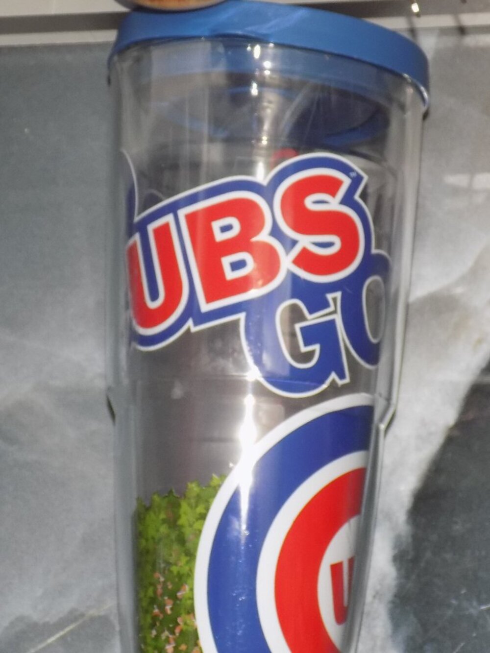 Tervis 24 Oz Tumbler CHICAGO CUBS "GO CUBS" MLB Baseball W/Lid